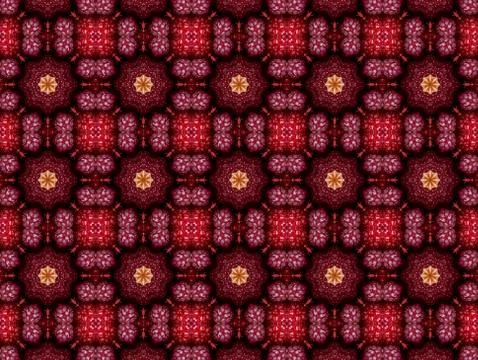 Abstract pattern in shades of crimson Stock Illustration