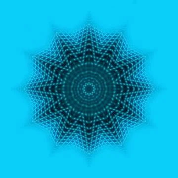 Abstract pattern shape Abstract pattern shape on blue and green background... Stock Photos