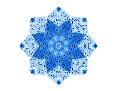 Abstract pattern shape Illustrazione stock