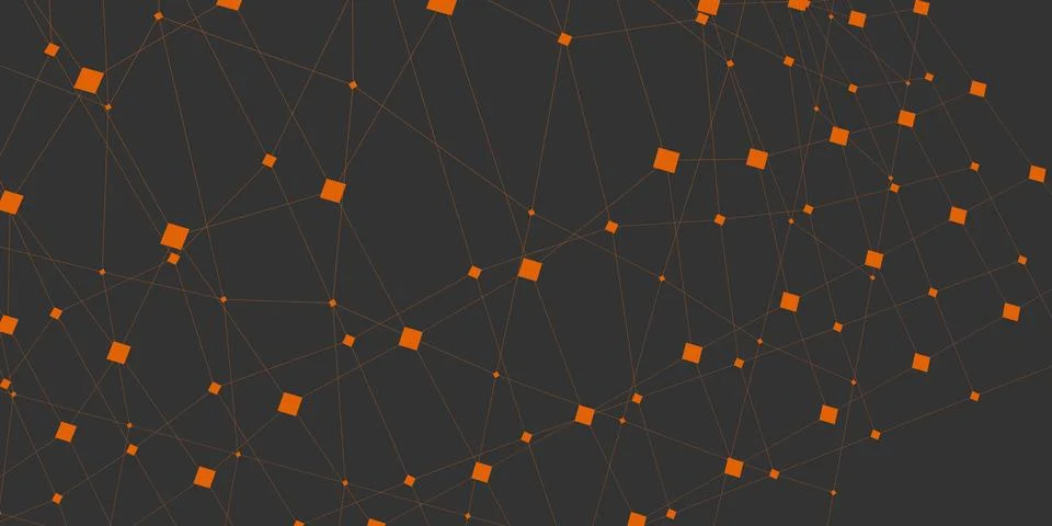 Abstract pattern of shapes and lines on a gray background. Stock Illustration