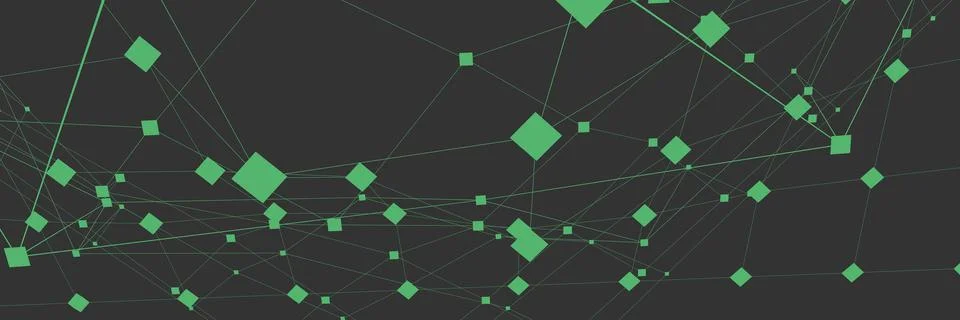 Abstract pattern of shapes and lines on a gray background. Stock-Illustration