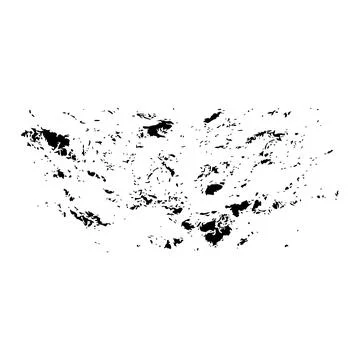 An abstract pattern shows dense black grunge elements on the white background 스톡 일러스트