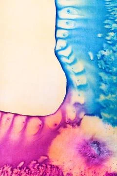 Abstract pattern on silk batik abstract ornament on silk hand made batik ,... 스톡 사진