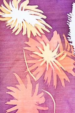 Abstract pattern on silk batik 스톡 사진