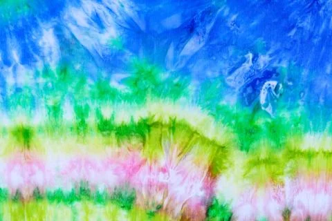 Abstract pattern on silk batik 스톡 사진