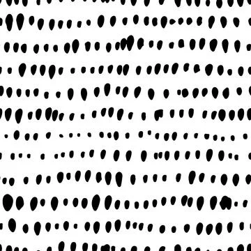 Abstract pattern of small black dots on white. Illustrazione stock