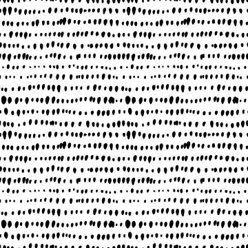 Abstract pattern of small black dots on white. Stock Illustration