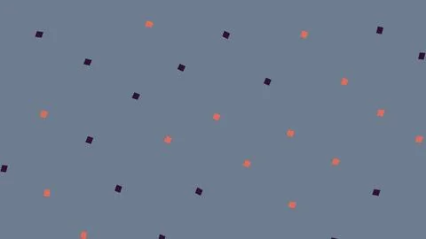 Abstract pattern with small colorful squares on blue background イラスト素材