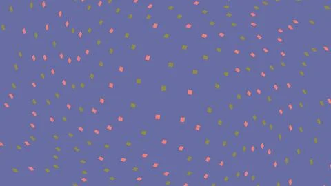 Abstract pattern with small colorful squares on purple Stock Illustration