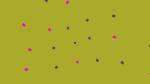 Abstract pattern with small colorful squares on olive background Stock Illustration