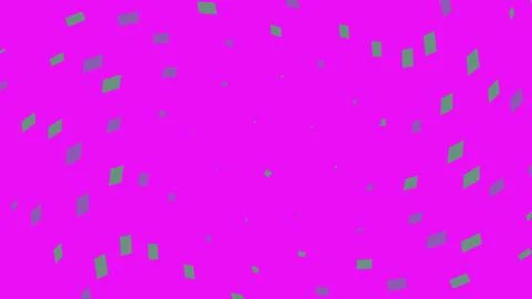 Abstract pattern with small green rectangles on pink background Stockillustratie