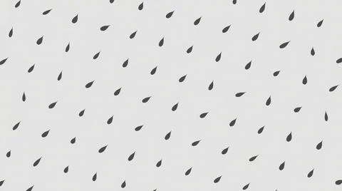 Abstract pattern of small grey leaves rotating and moving up on the white Stock Illustration