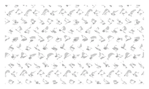 Abstract pattern with small, irregular gray shapes arranged in a grid-like .. Stock Illustration