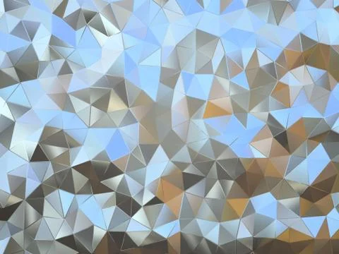 Abstract pattern of small metal pieces Stock Illustration