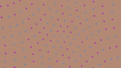 Abstract pattern with small pink and blue diamond shapes Stock Illustration
