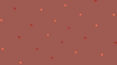 Abstract pattern with small square shapes on red background 스톡 일러스트
