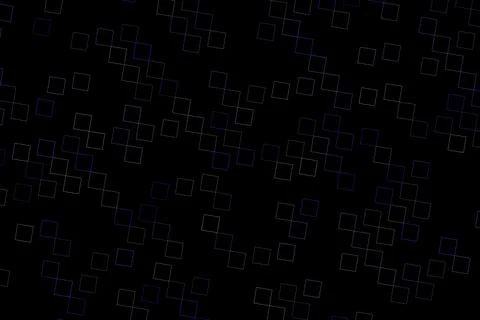 Abstract pattern of small squares on a black background Stock Illustration