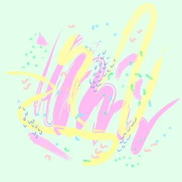 Abstract pattern smear Illustrazione stock