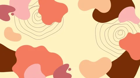 Abstract pattern with soft curves and subtle color tones seamless 4k video Stock Footage 324832654