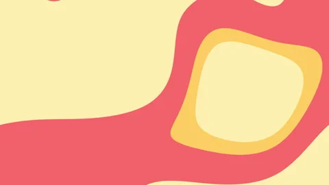 Abstract Pattern with Soft Organic Shapes in Warm Pastel Colors for Modern .. Stock Footage 312985764