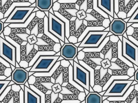 Abstract pattern spiral shapes Illustrazione stock