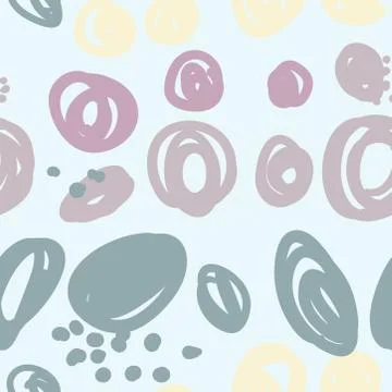 Abstract pattern of spots in muted colors Stock Illustration