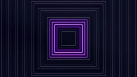 Abstract pattern of square with the effect of displacement. White clean rings Stock Footage 127306501