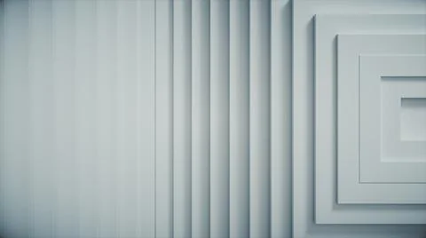 Abstract pattern of squares with offset effect. White blank cubes. Abstract b Stock Illustration