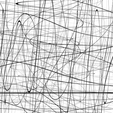 Abstract pattern with squiggly, squiggle lines. Abstract texture. Illustrazione stock