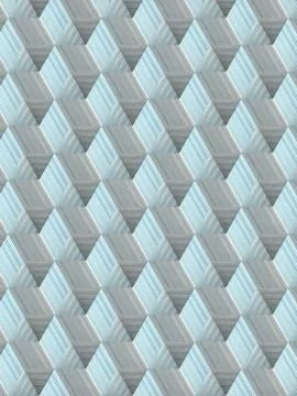 Abstract pattern of striped boxes. 3d rendering digital illustration イラスト素材