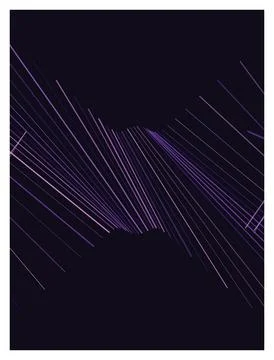 Abstract pattern of swirling lines in shades of purple and pink. Stock Illustration
