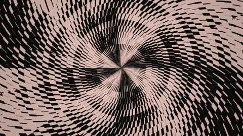Abstract pattern with swirling shapes in black and beige Stock Footage 339457554