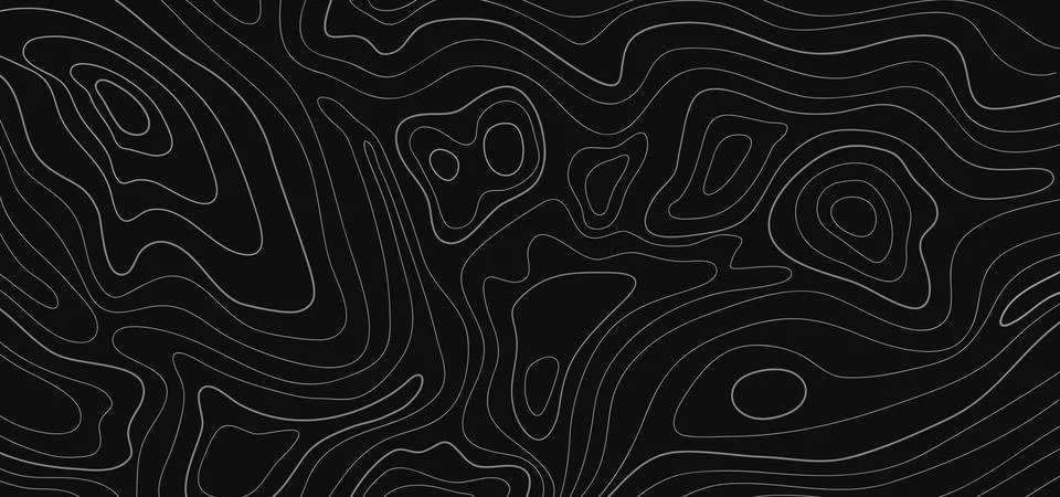 Abstract pattern with swirls. Panorama view gradient multicolor wave curve .. Illustrazione stock