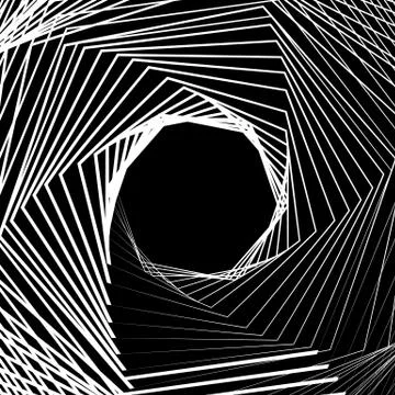 Abstract pattern, texture with rotating hexagonal shapes 스톡 일러스트