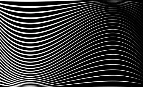 Abstract pattern / texture with wavy, billowy lines 스톡 일러스트