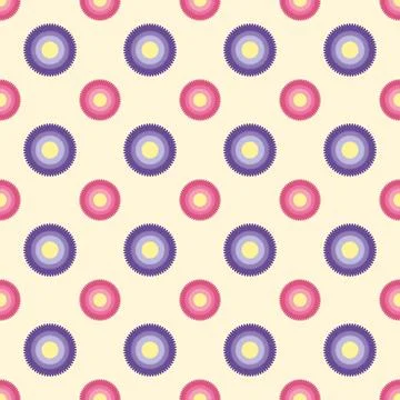 Abstract pattern of their circles used as a print Stock Illustration
