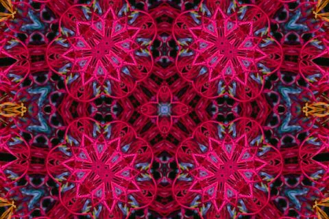 Abstract pattern of threads with 3D effect Illustrazione stock