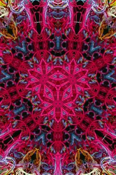 Abstract pattern of threads with 3D effect Stockillustratie