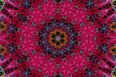 Abstract pattern of threads with 3D effect イラスト素材