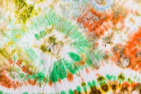 Abstract pattern in Tie-dye batik technique 스톡 사진
