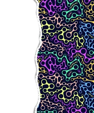 Abstract pattern with torn paper Stock Illustration