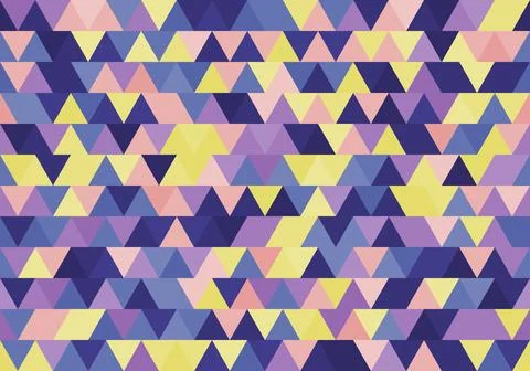 Abstract Pattern Triangle background texture geometric, abstract vector decor Stock Illustration