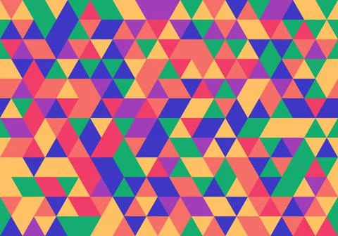 Abstract Pattern Triangle background texture geometric, abstract vector decor Stock Illustration