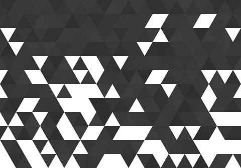 Abstract Pattern Triangle background texture geometric, monochrome, vector de 스톡 일러스트