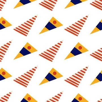 Abstract pattern of triangles on a white background Stock Illustration