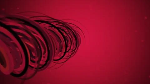 Abstract pattern of twisted lines. Glamour background 3d illustration Illustrazione stock