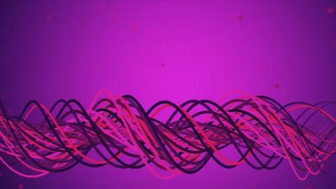 Abstract pattern of twisted lines. Glamour background 3d illustration 스톡 일러스트
