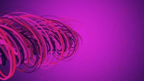 Abstract pattern of twisted lines. Glamour background 3d illustration Stock Illustration