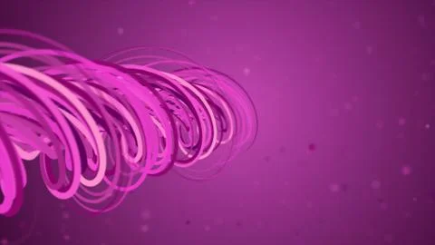 Abstract pattern of twisted lines. Glamour background 3d illustration Illustrazione stock