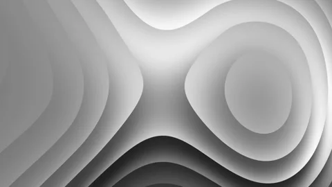 Abstract pattern of undulating gray and white shapes Stock Footage 320930849
